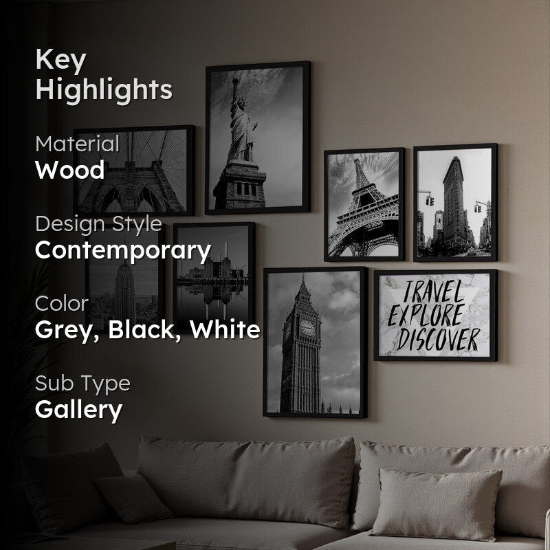 The Explorer Wall Art - Set Of Eight media 2