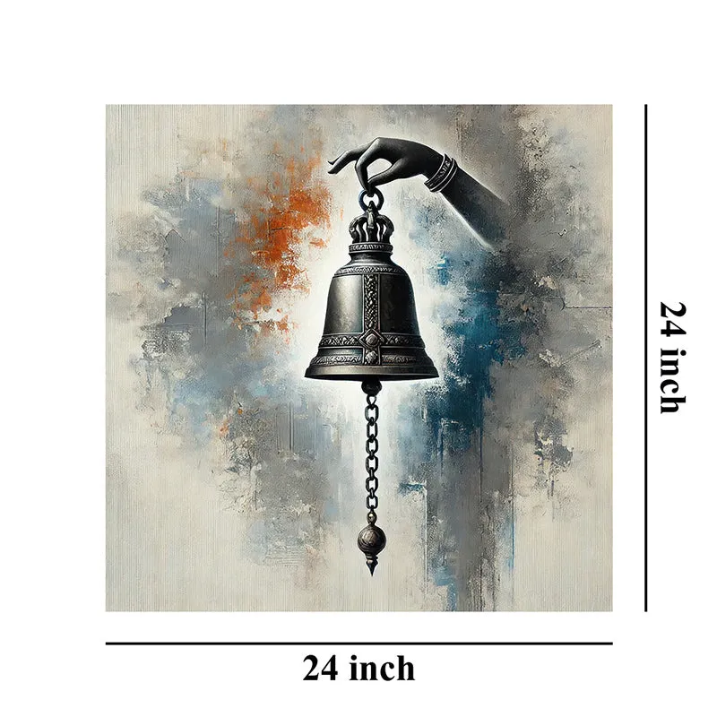 Sacred Bell In Divine Hand Poly Canvas Wall Painting media 8