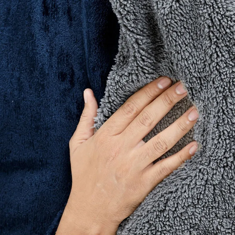 Casselle Reversible Blanket - Navy Blue media 8