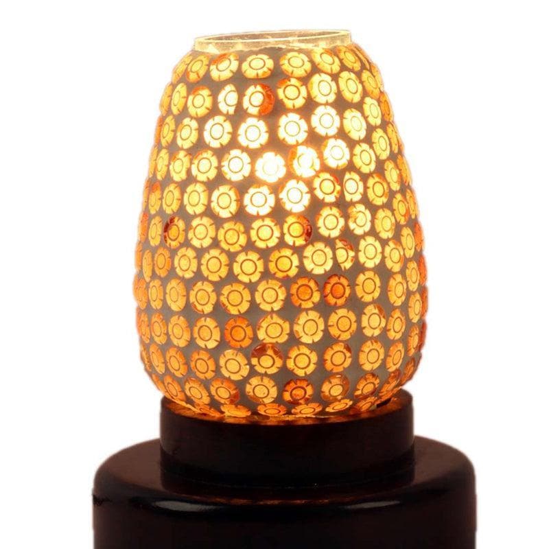 Floral Kink Glass Table Lamp - Multicolor media 5