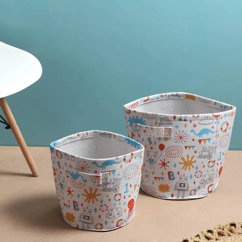 Clear Calm Laundry Basket - Set Of Two media 3