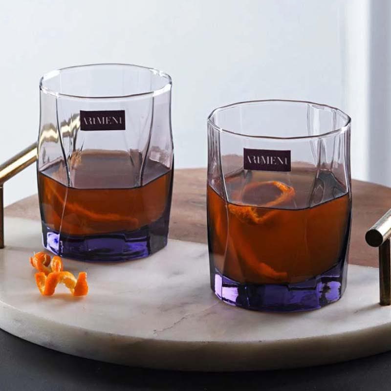 Asscher Old Fashioned Glasses (300 ml ) - Set Of Four media 5
