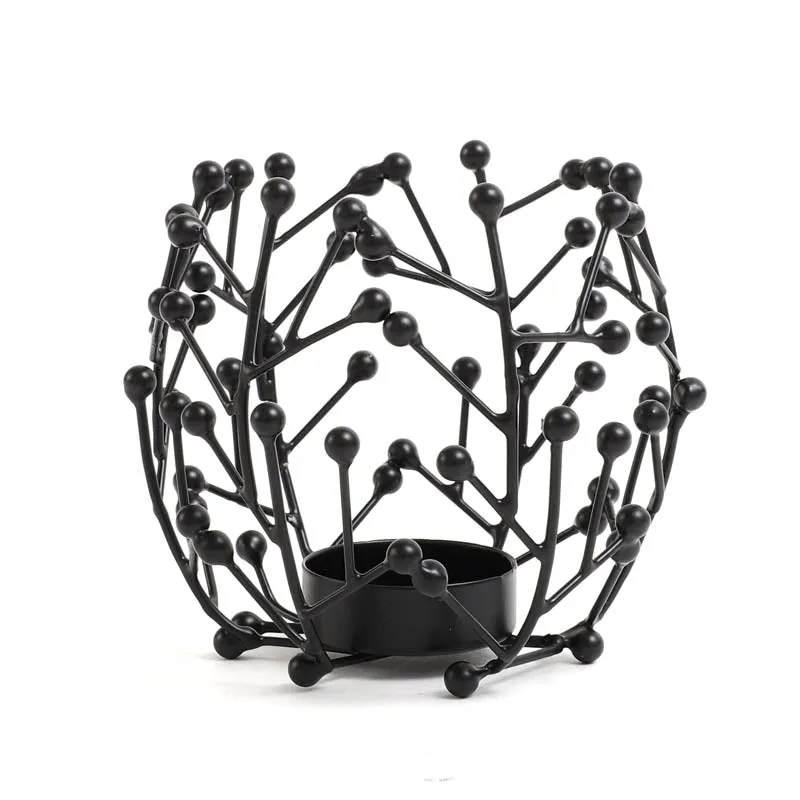 Crony Tea Light Candle Holder - Black media 5