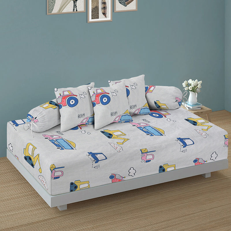 Motorcade Diwan Set - Six Piece Set