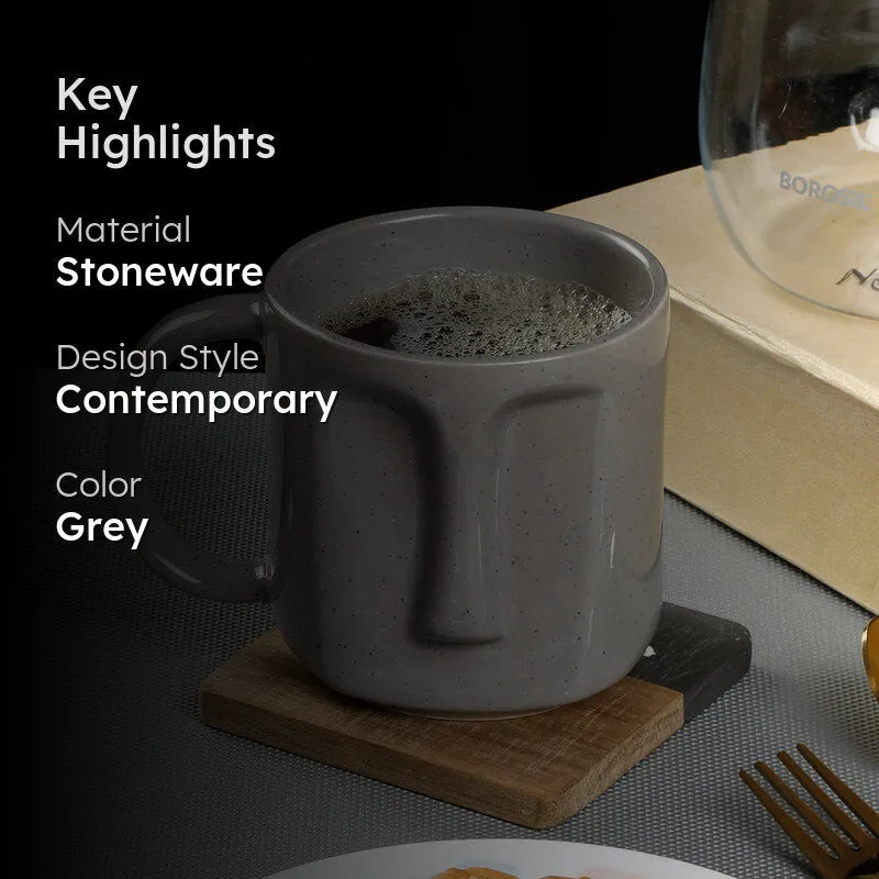Cuppa Stoneware Coffee Mug (420 mL) - Grey media 2