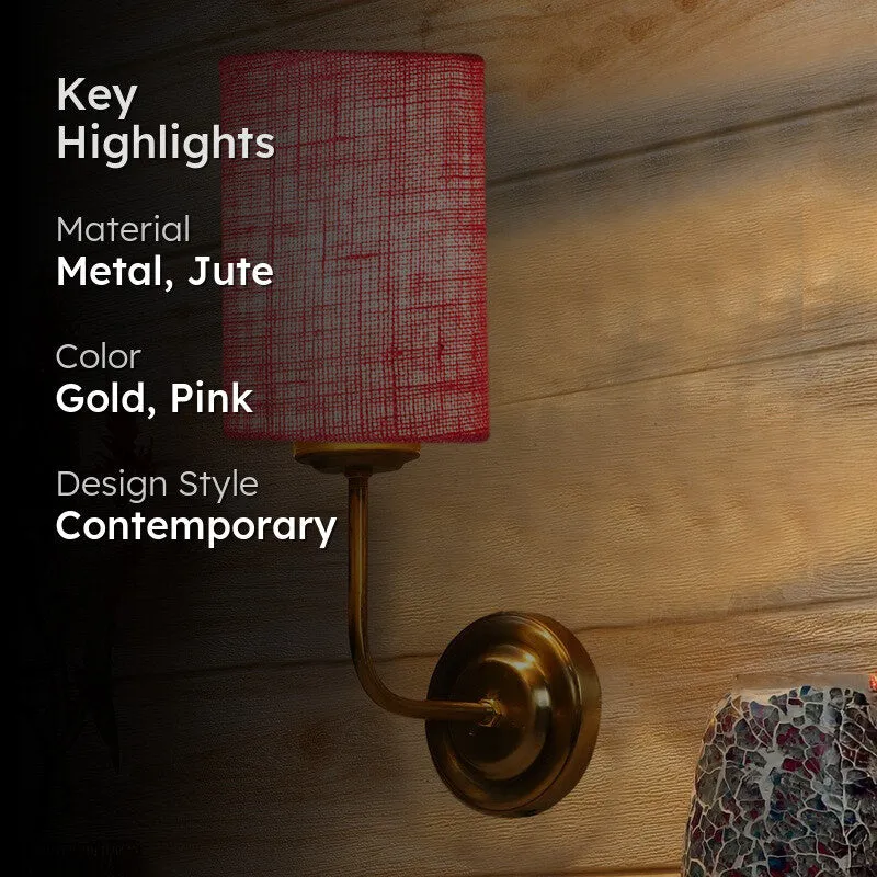 Lumoire Metal Wall Lamp - Pink media 2