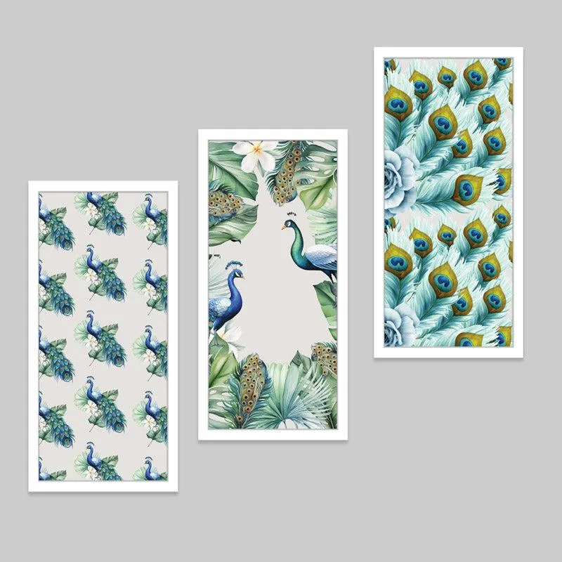 Peacock Print Wall Art media 6
