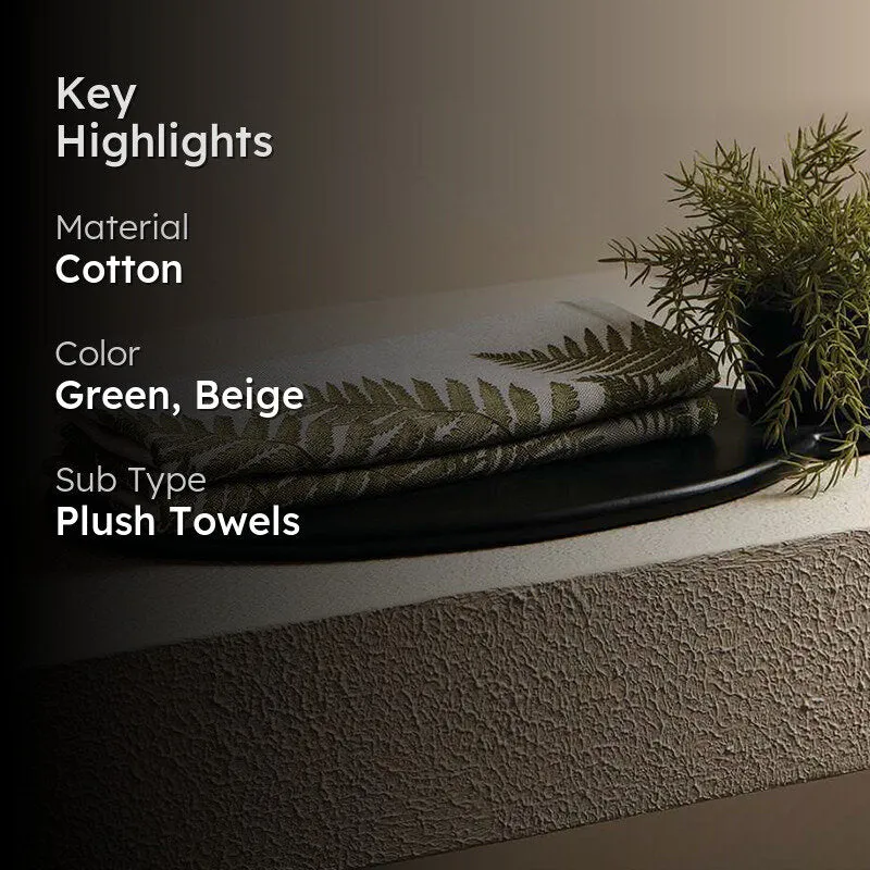 Fern Touch Bamboo Terry Towel Combo - Four Piece Set media 2