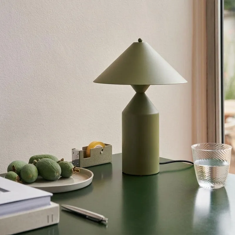Fig Living Cone Casa Metal Table Lamp - Green media 7