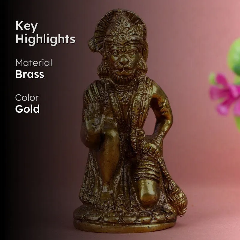 Brass Hanumanji Idol media 2