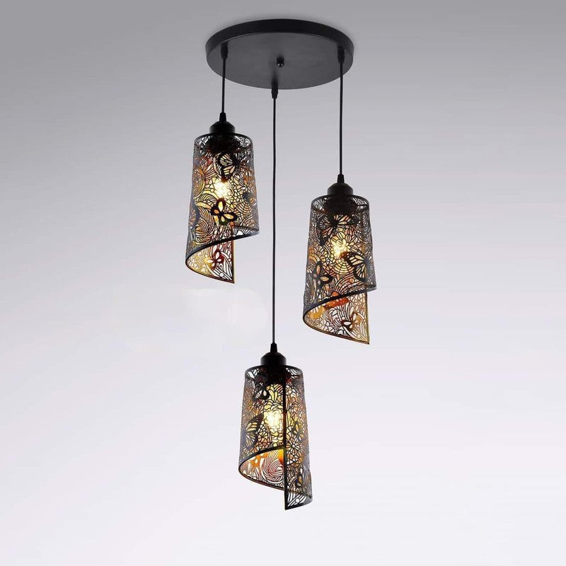 Botanic Metal Cluster Ceiling Lamp media 5