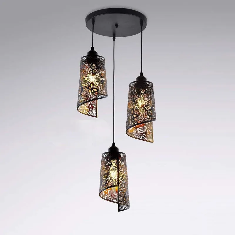 Botanic Metal Cluster Ceiling Lamp media 5