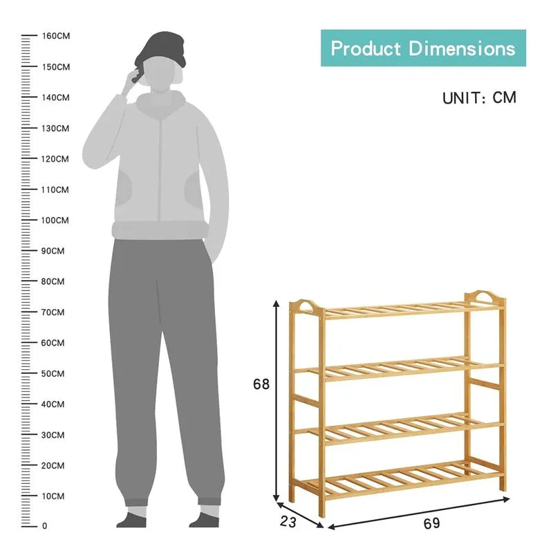 Rustic Mango Wood Shoe Rack – Freeform Design media 8