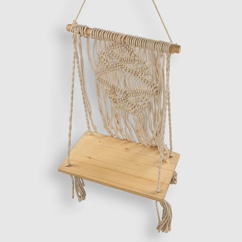 Knot Drift Macrame Wall Shelf media 4