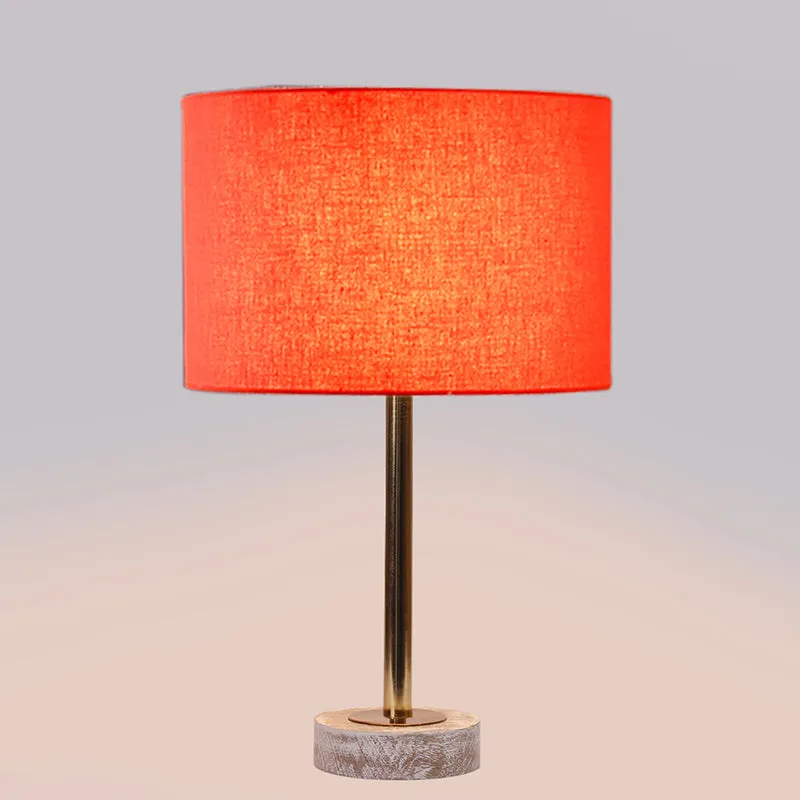 Cotin I Rodin Wooden Table Lamp - Orange,Gold,White media 5