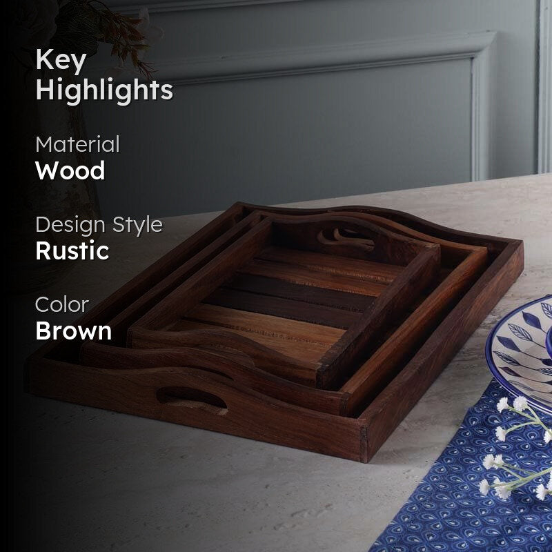 Coco Serving Tray - Set Of 3 media 2