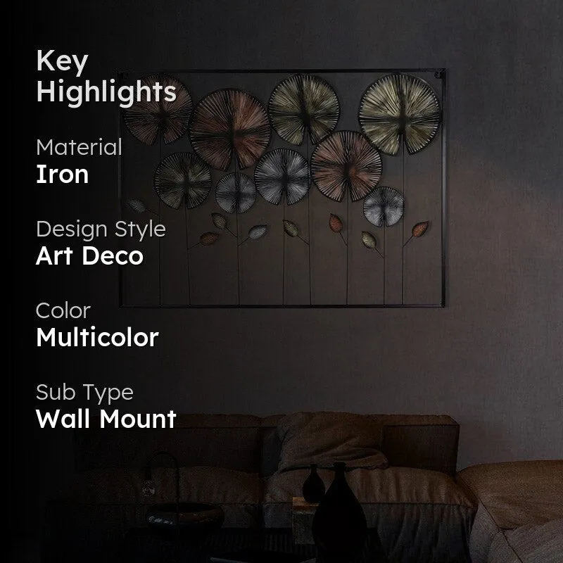 Siyonae Leaf Iron Wall Accent media 2