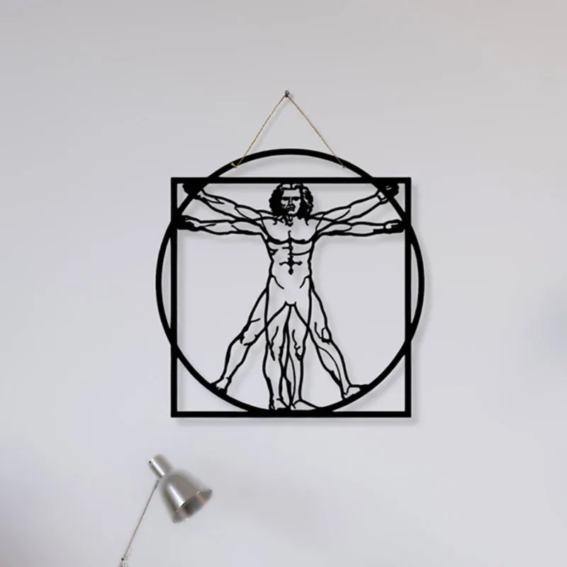 Vitruvian Man Iron Wall Accent media 3