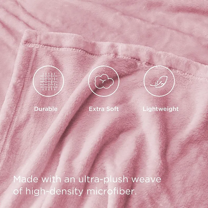 Soft Elite Blanket(Pink) - 220 GSM media 7