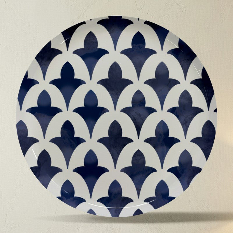 Azure Dynasty Metal Wall Plates - Set Of Five media 5