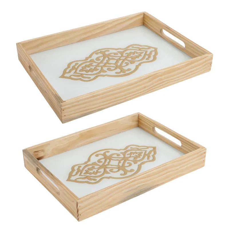 Pied Serving Tray - Set Of Two media 3