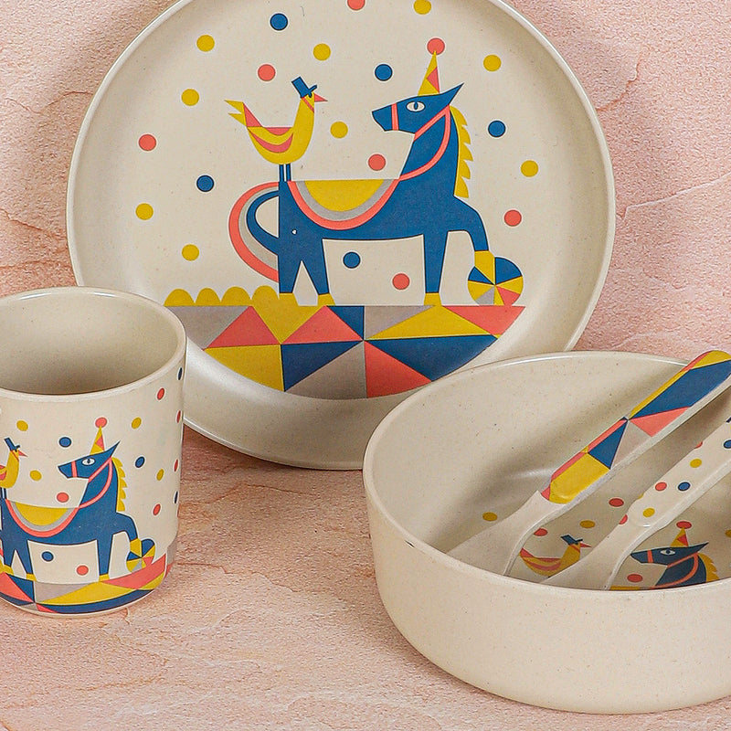 Circus Party Dinner Set - Five Piece Set media 3