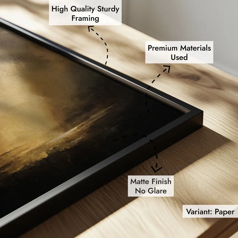 Divine Breakthrough Archival Paper Wall Painting With Black Frame media 6