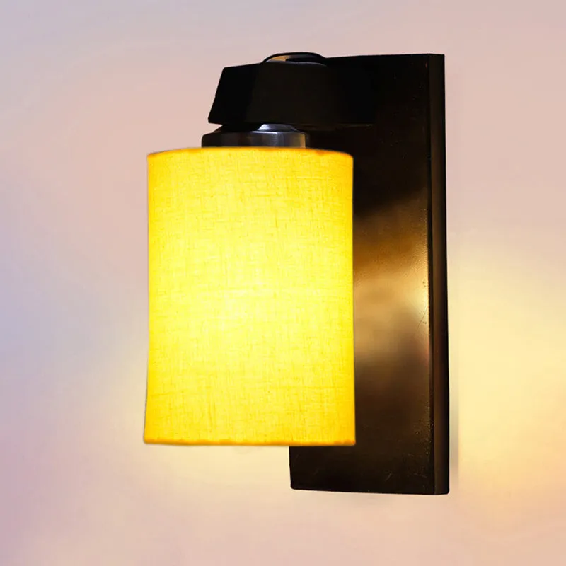 Eyrie Wooden Wall Lamp - Yellow media 4