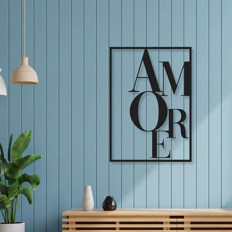 Amore Black Iron Wall Accent media 1