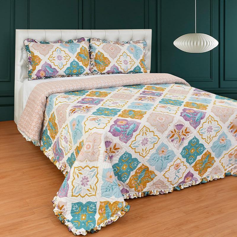 Manisha Ethnic Microfiber Bedcover media 3