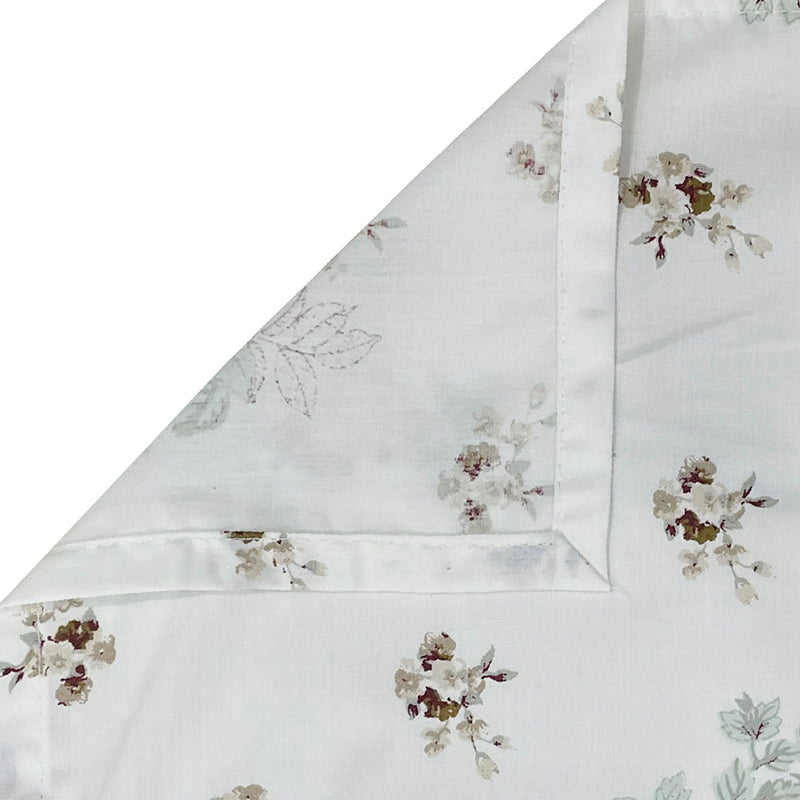 Swayam Florenca Floral Cotton Bedsheet (Brown) - 250 TC media 8