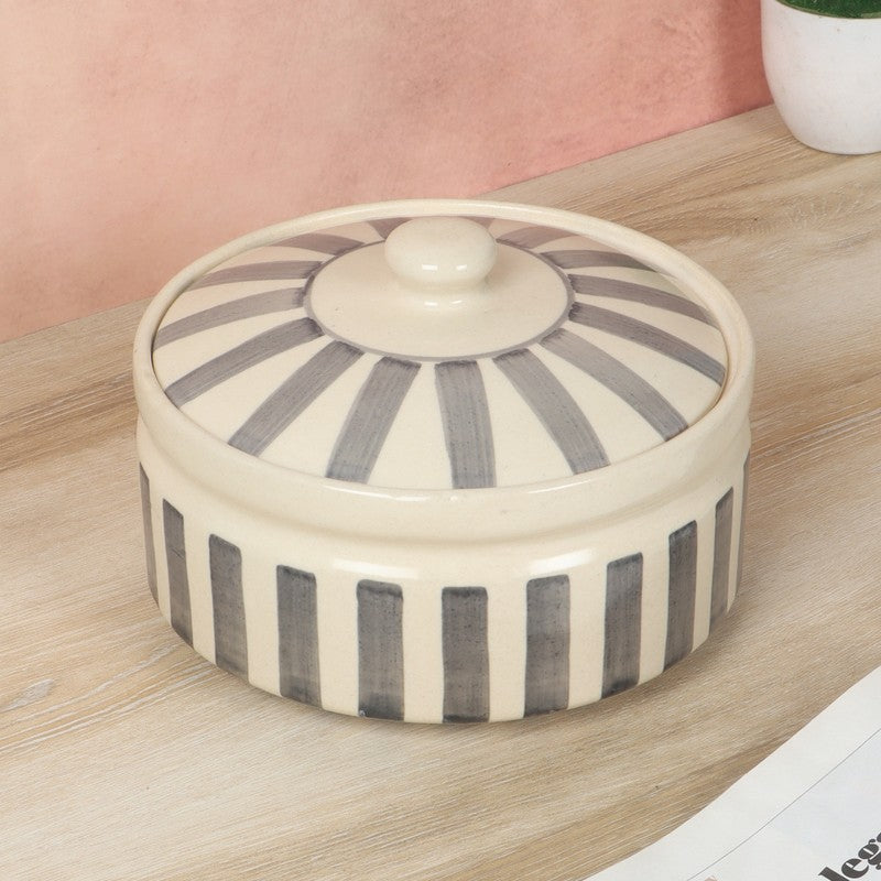 Ceramic Serving Bowls (Grey,White) - 750 mL media 3