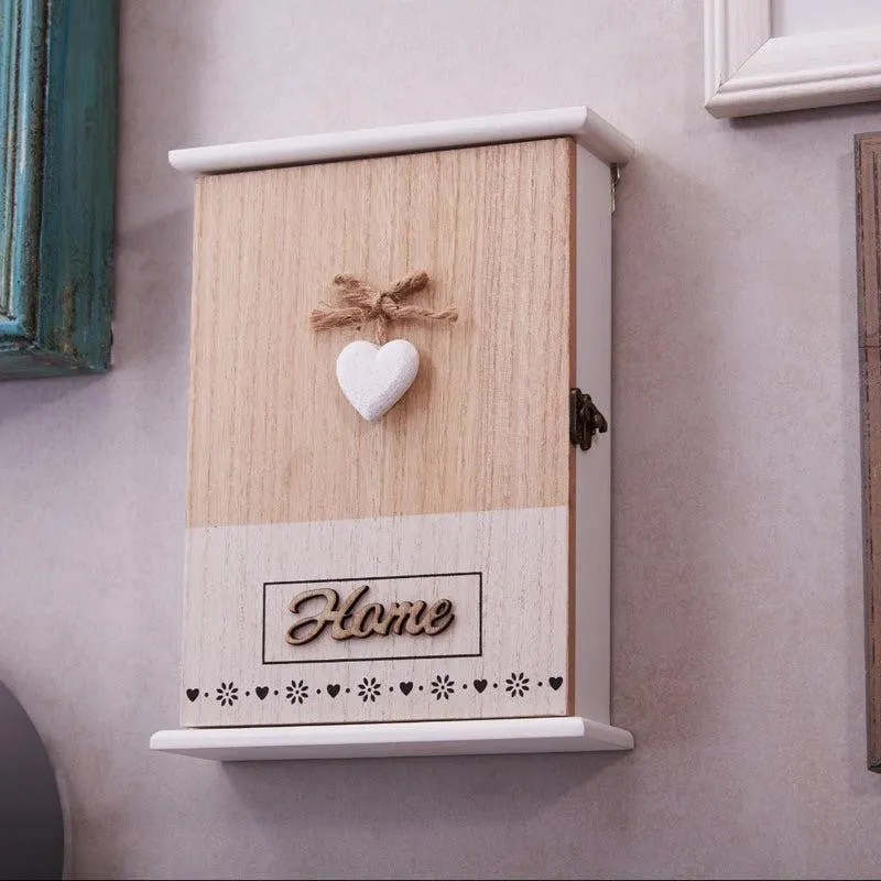 Heart Home Wooden Key Holder media 4
