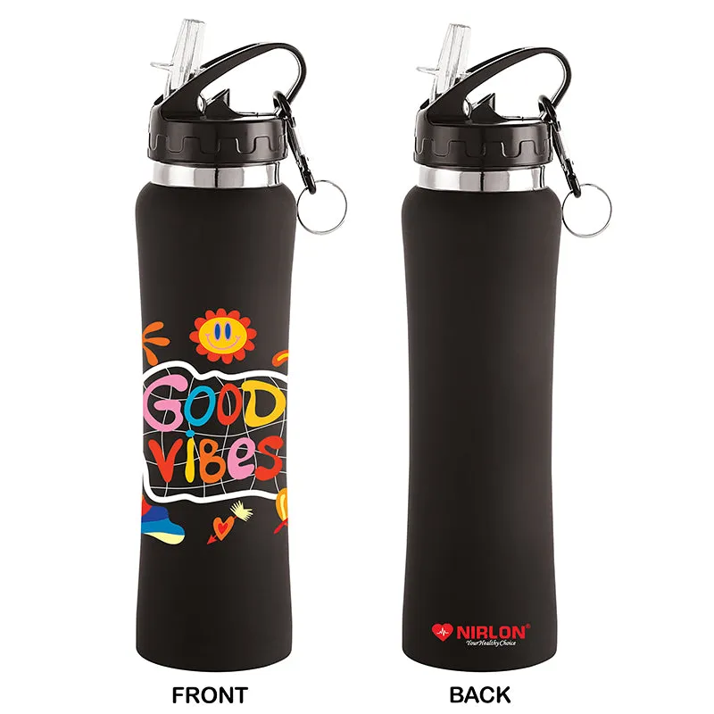 Good Vibes Sipper Water Bottle - 750 mL media 5