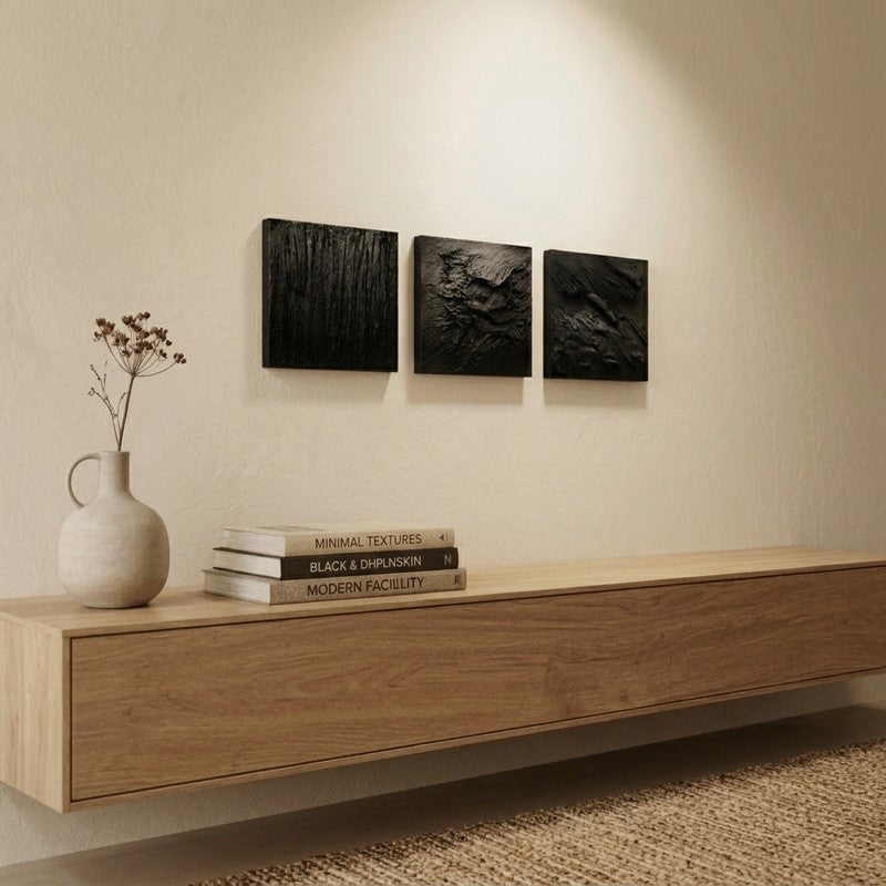 Shadow Handcrafted Wall Art - Set of Three media 6