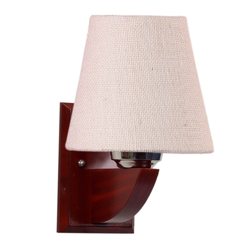 Whimsy Snow Conical Wooden Wall Lamp image 5