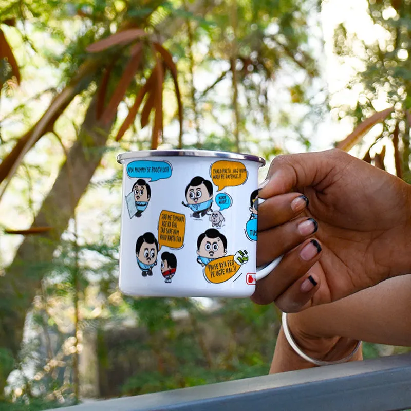 Desi Dad Life Steel Coffee Mug (250 mL) media 4