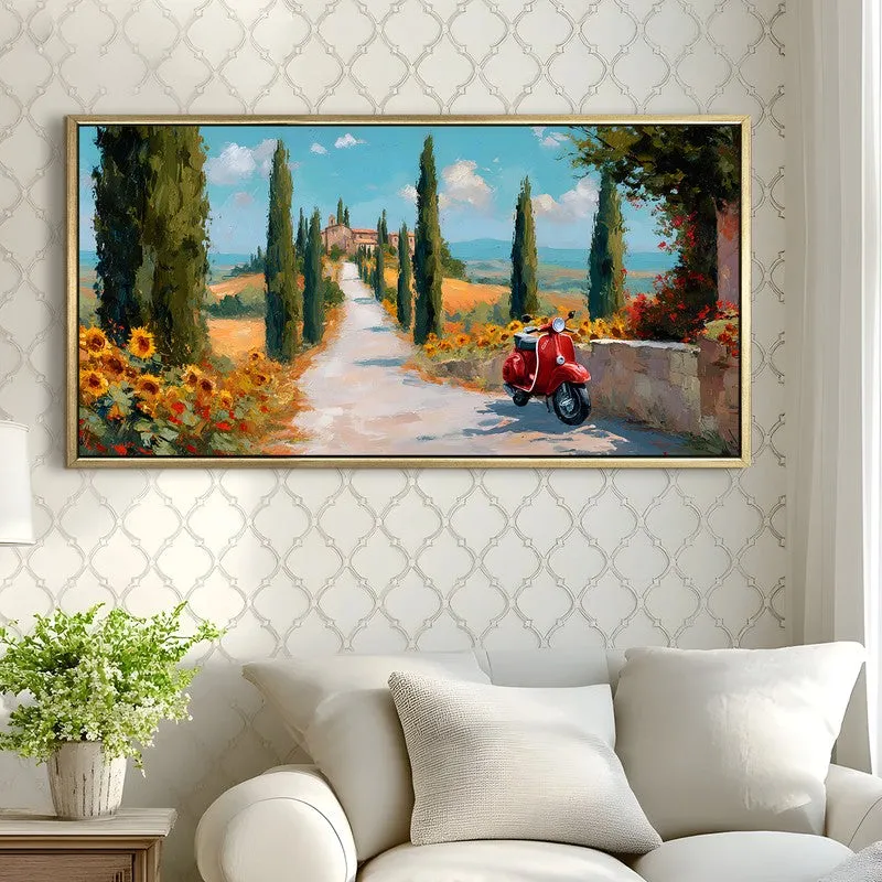 Fieldglow Canvas Wall Painting With Frame media 4