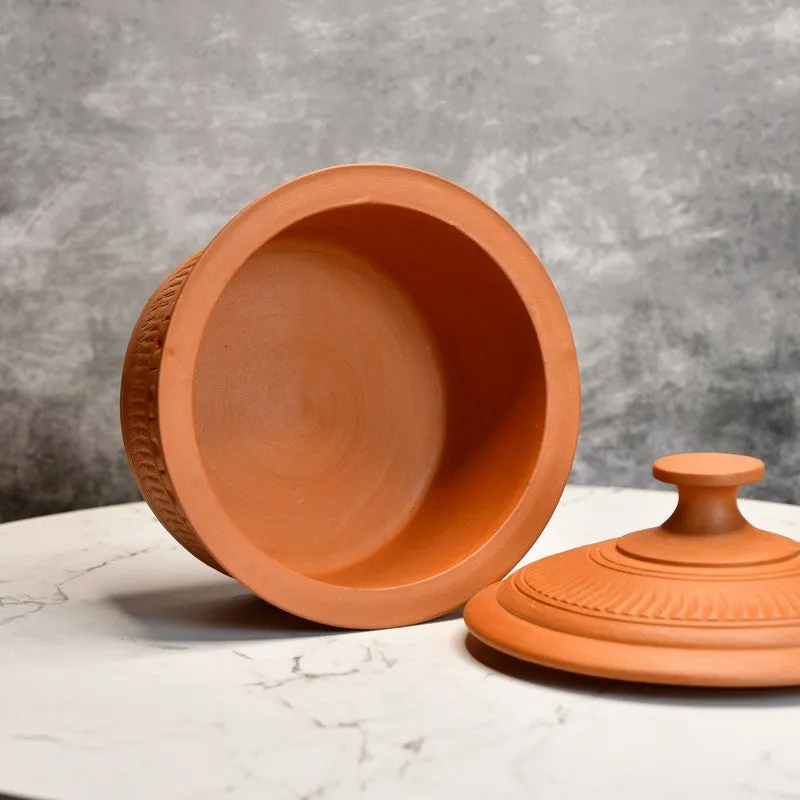 Artisanal Terracotta Serving Bowls - Three Piece Set media 6