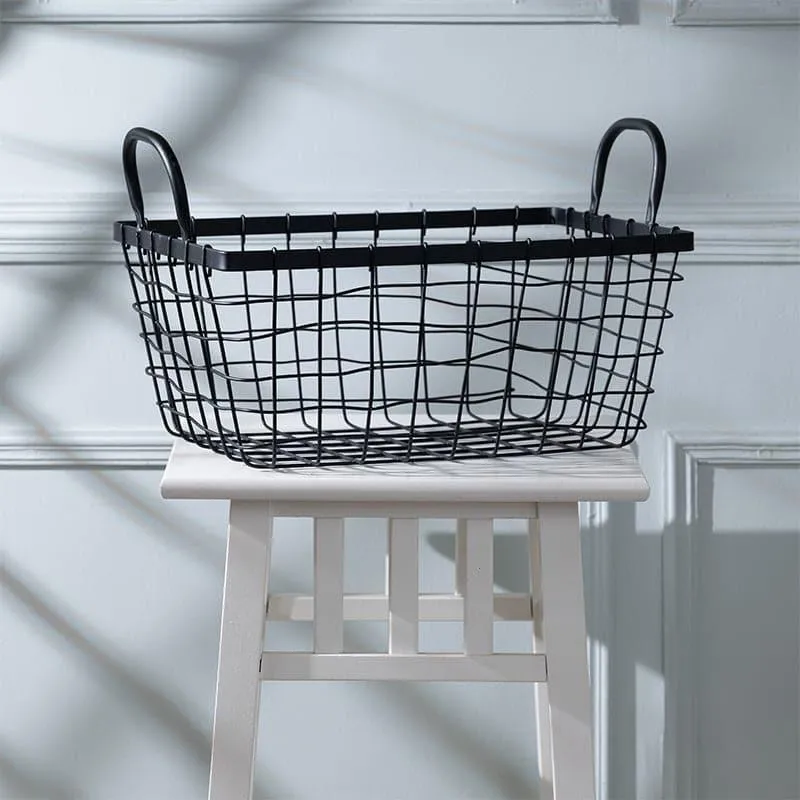 Rukera Iron Storage Basket media 3