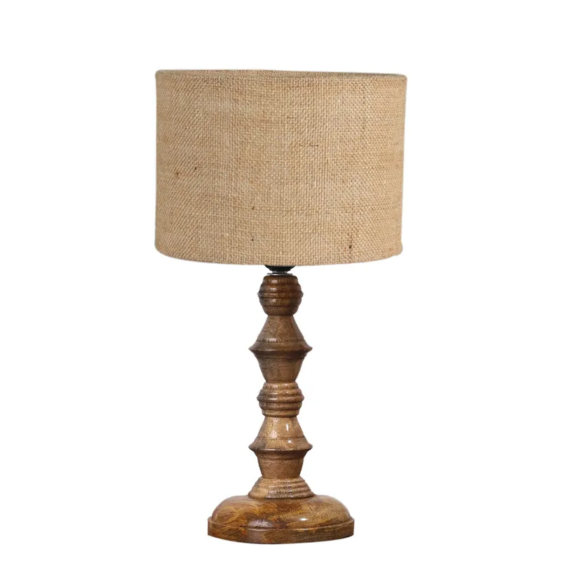 Sienna Timber Wooden Table Lamp - Brown media 6