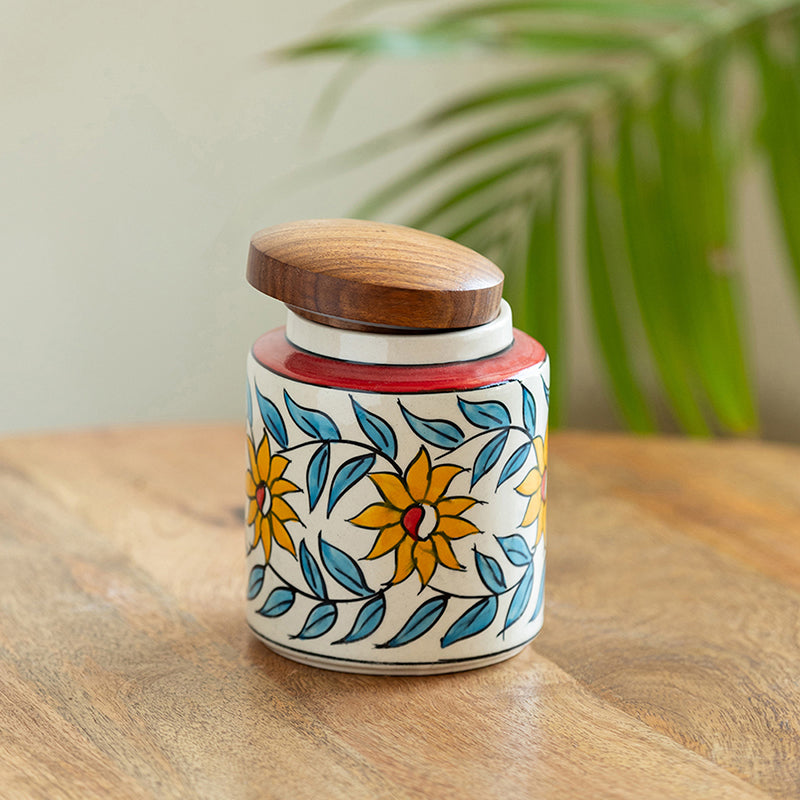 Sunny Skies Ceramic Jar - 600 mL
