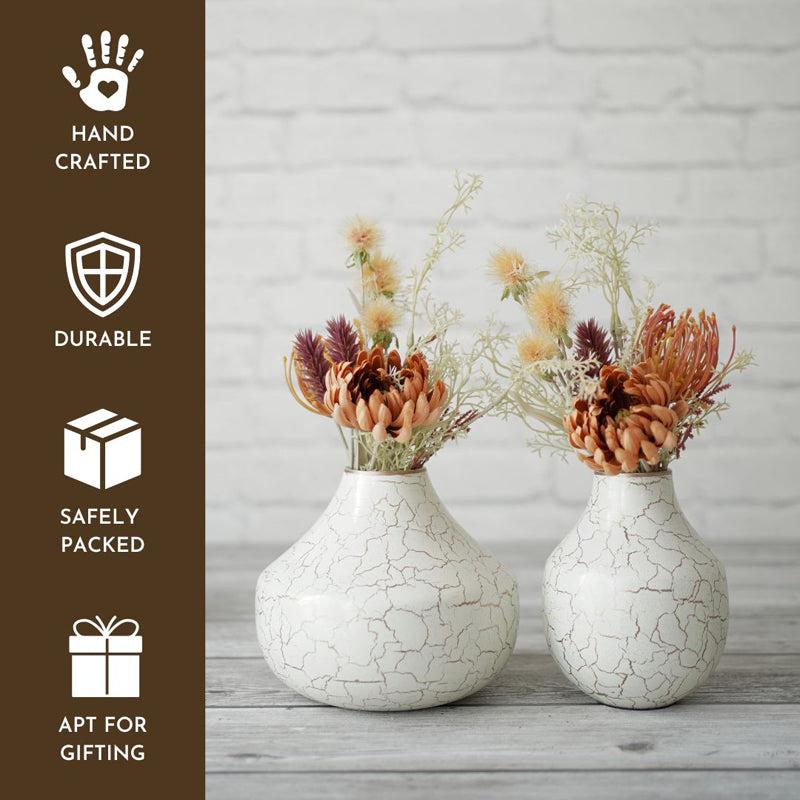 Cramery Metal Vase - Set Of Two media 3