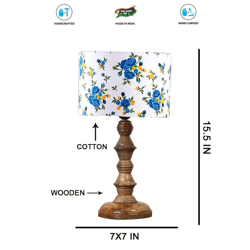 Fleur Timber Wooden Table Lamp - Multicolor media 7