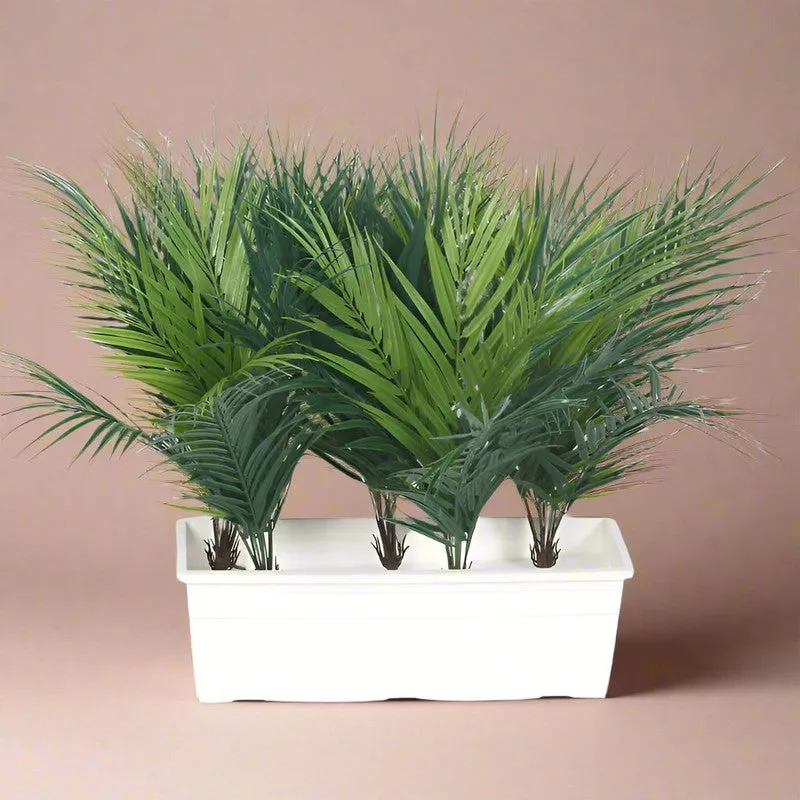 Faux Realtouch Green Areca Palm Plant With Pot - 1.8 Feet media 1