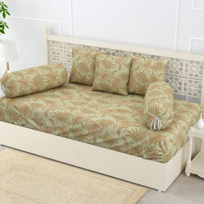Lunara Ethnic Cotton Diwan Set - Six Piece Set media 3