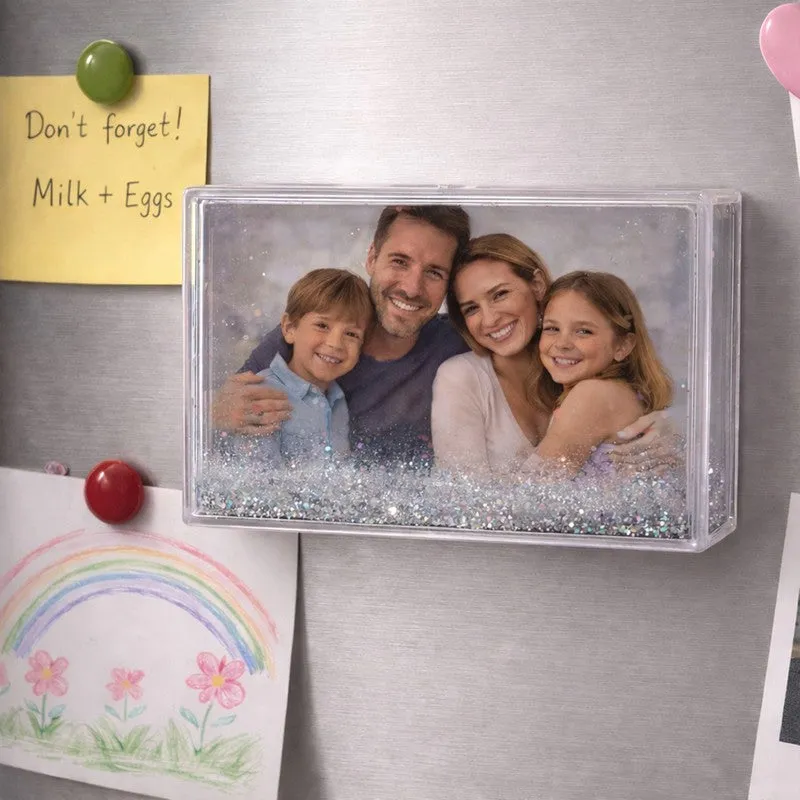 Made for the Sea Glitter Photo Frame With Fridge Magnet media 1