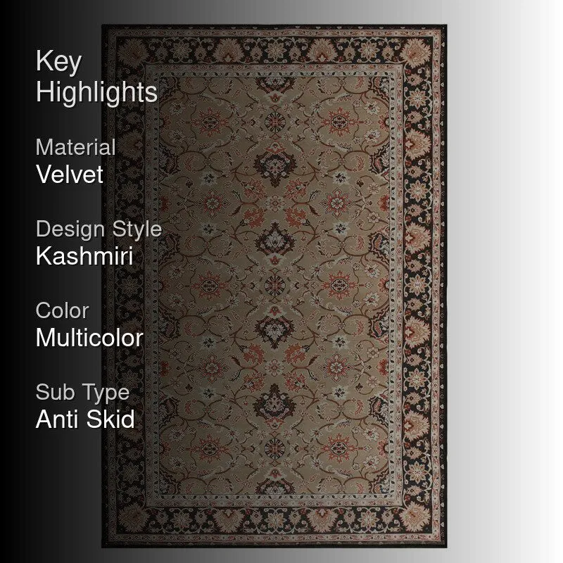 Scylla Velvet Rectangle Anti-Skid Carpet media 2