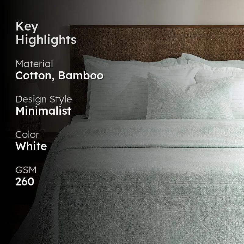 Nordic Calm Bed Cover - Sage Green media 2