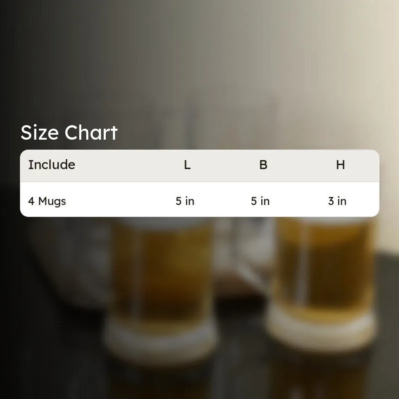 Hawthorne Beer Mug (400 ML) - Set Of Four media 5